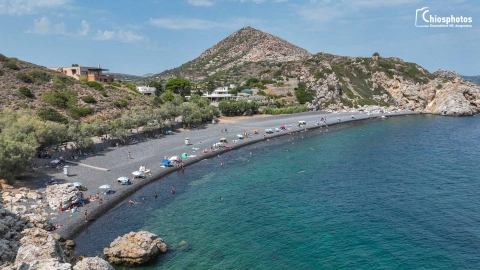 Παραλία Μαύρα Βόλια Χίος